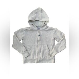 Athleta Girl Size L, 12, Retroactive Full Zip Hoodie in Fog Grey Heather